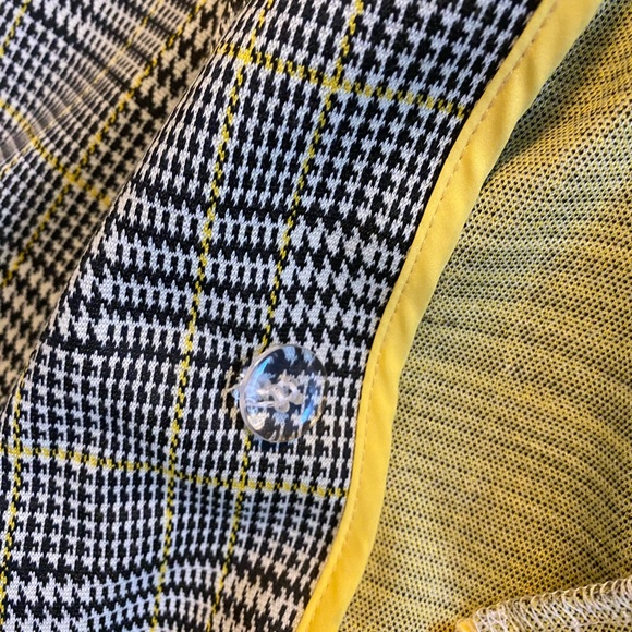 Melloday Plaid Topper Duster Jacket Size Large Lightweight - Picture 11 of 13